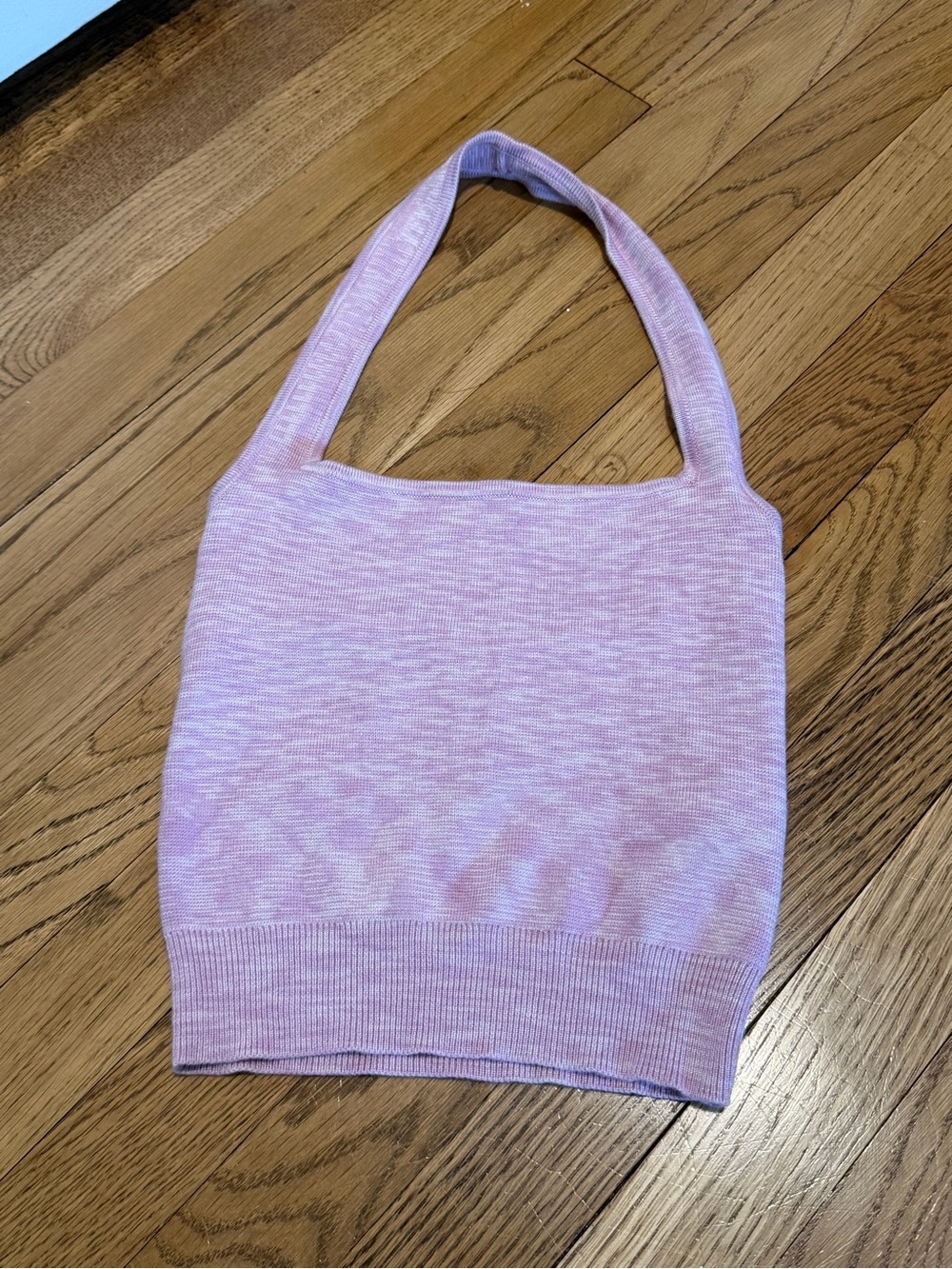 Knit Cropped Halter Top